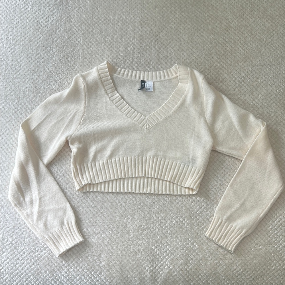 H&M Cream Knit Sweater